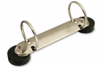 Ringbuchmechaniken,<br> magnetisch, DIN A4 / A5, <br> R-Form, mit 2 Ringen