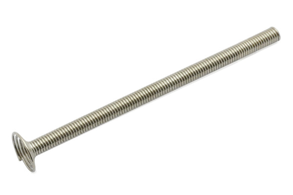 Spiral Springs without Bead, 65 mm, Nickel Plated