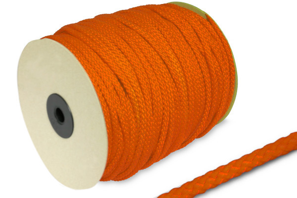 PP-Cords, 5 mm Ø, on Spool 100 m, Dark-Orange