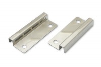 Endbleche <br>für Stabmechaniken, <br>50 mm, vernickelt
