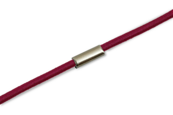 Elastics Closed to a Ring, Wine Red