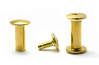 Buchschrauben,<br> vermessingt,<br>Schraubkopf Kreuzschlitz