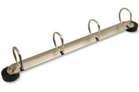 Ringbuchmechaniken,<br> magnetisch, DIN A4<br> D-Form, mit 4 Ringen
