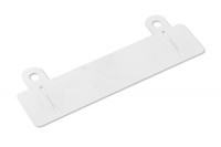 Abheftvorrichtung, geschlitzt, weiss, <br>100 mm
