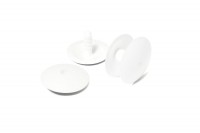 Mini-Bindestifte<br>für Display-Aufsteller,<br> Kunststoff, weiss 12 mm