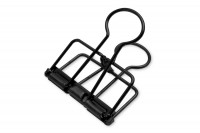 Design Drahtklammern, <br>32 mm breit, schwarz