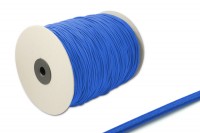 Gummischnur,<br> 2,2 mm Ø,<br> auf 500 m Rolle,<br> aquablau
