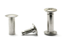Buchschrauben,<br> vernickelt,<br>Schraubkopf Kreuzschlitz