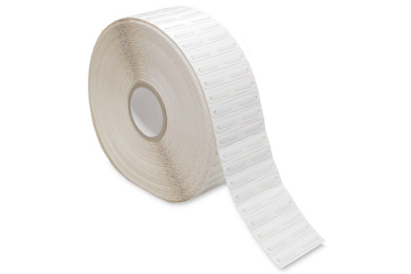 Self-Adhesive File Mechanisms on Rolls, 97 x 20 mm, White