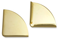 Buchecken, passiviert,<br>22 mm Schenkellänge,<br>2,5 mm Fassung