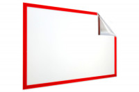 Magnetischer Inforahmen<br> für DIN A4,<br> 229 x 315 mm, rot