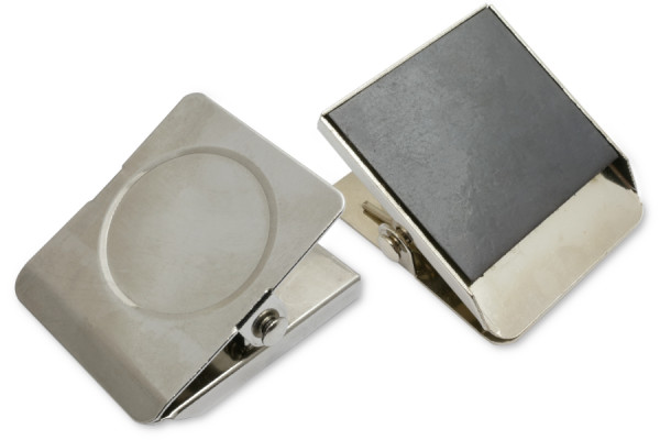 Magnetic Paper- and Letter Clips, 45 mm, Width Nickel Plated