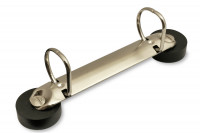 Ringbuchmechaniken,<br> magnetisch, DIN A4 / A5,<br> D-Form, mit 2 Ringen