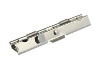 Blockklammern,<br>89 mm breit,<br>vernickelt,<br>mit Hebel
