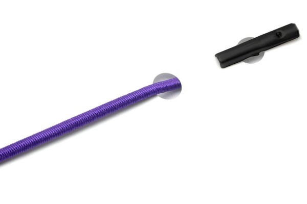 Elastics with Automatic Metal T-Ends, Purple