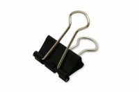 Foldback-Klammern / Vielzweckklammern, <br>19 mm breit, schwarz