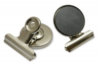 Magnetische Briefklemmer,<br> 30 mm breit, vernickelt