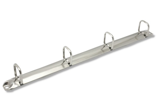 Ring binder mechanisms, Q-shape, with 4 rings