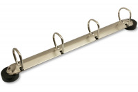 Ringbuchmechaniken,<br> magnetisch, DIN A4<br> D-Form, mit 4 Ringen