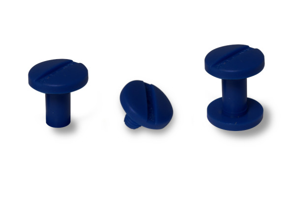 Plastic Binding Screws, Dark Blue