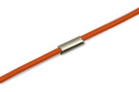 Gummischnüre<br> zum Ring montiert,<br> dunkel-orange