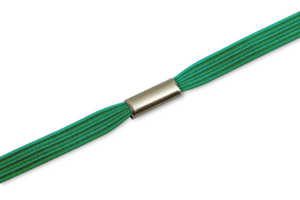 Flat Elastics Closed to a Ring, Dark-Green