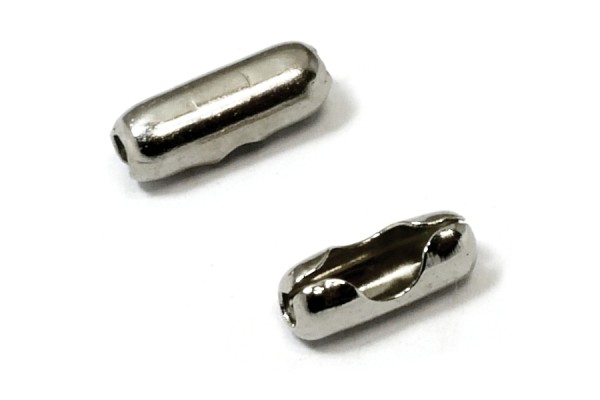 Connectors, nickel-plated, for ball chains