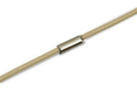 Gummischnüre<br> zum Ring montiert,<br> beige