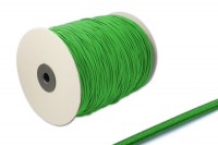 Gummischnur,<br> 2,2 mm Ø,<br> auf 500 m Rolle,<br> grün