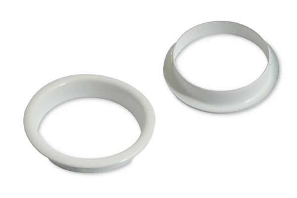 Finger Ring Eyelets, White Powder Coated