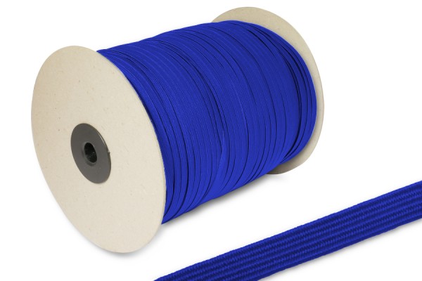 Flat Elastics on spool 500m, blue