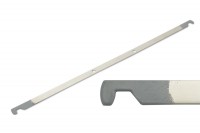 Hängeschienen, <br> grau gesinterte Enden,<br> 80 mm Lochung