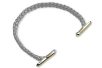 Tragegriffe aus PP-Kordel,<br> 5 mm Durchmesser,<br> grau