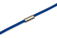 Gummischnüre<br>zum Ring montiert,<br> blau