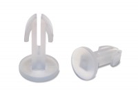 Schnellverschluss-Nieten,<br> Kunststoff, natur 10 mm
