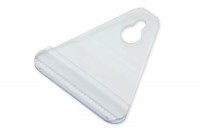 Aufhänger für Klemmschienen, <br> transparent