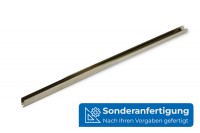 Kantenschoner Zuschnitte,<br> Sonderanfertigung, vernickelt