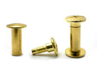 Buchschrauben,<br> vermessingt,<br>Schraubkopf Kreuzschlitz