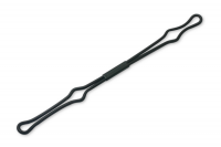 Drahtniederhalter,<br> schmaler Einschub,<br> 150 mm, schwarz