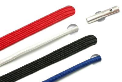 Gummizugschnüre und Gummiband mit Splinten