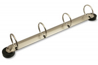 Ringbuchmechaniken,<br> magnetisch, DIN A4,<br> R-Form, mit 4 Ringen