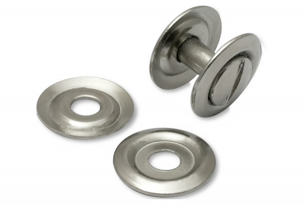 Washers for Binding Screws, with Recess, Nickel Plated
