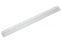 Klemmschienen<br> mit Abheftfahne, <br>3-4 mm Fassung,<br> transparent