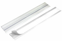 Klemmprofile, selbstklebend,<br> 1 mm Fassung,<br> transparent