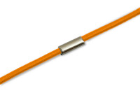 Gummischnüre<br>zum Ring montiert,<br> orange
