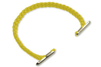 Tragegriffe aus PP-Kordel,<br> 5 mm Durchmesser,<br> gelb