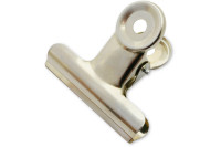 Briefklemmer,<br> 50 mm breit, vernickelt