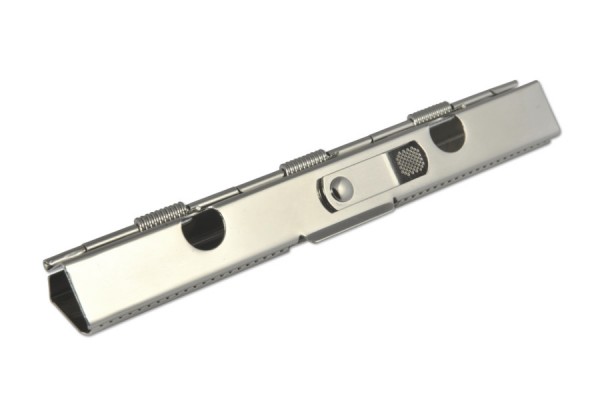 Board clips, 127 mm width, nickel plated, with lever