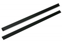 Klemmschienen, <br> 3-4 mm Fassung,<br> schwarz
