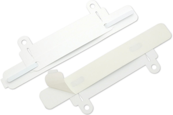 Self-Adhesive File Mechanisms with File System, 150 x 20 mm, White
